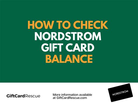 nordstrom gift card value check